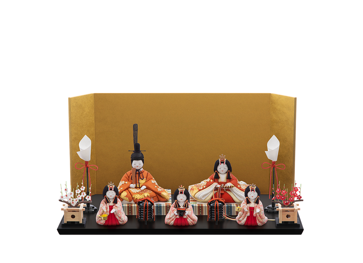 幸福雛 五人飾り