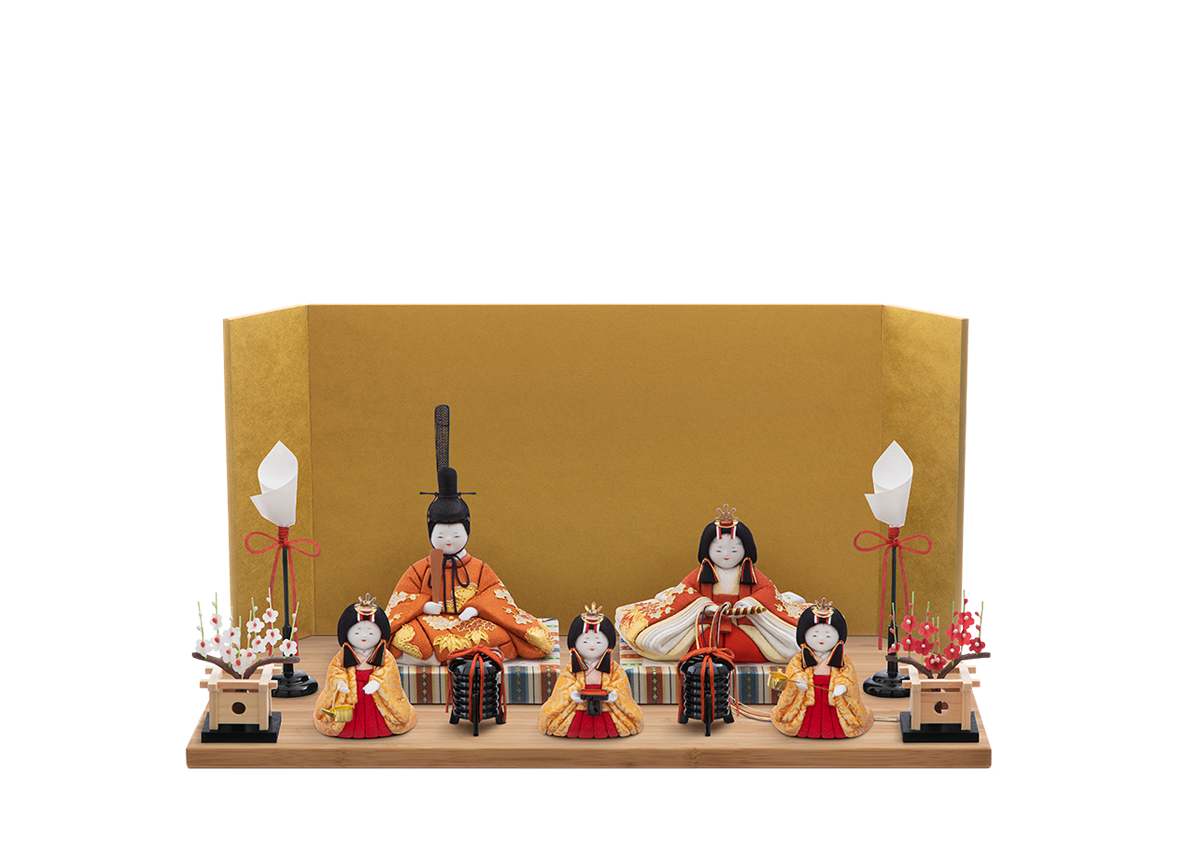 幸福雛 五人飾り