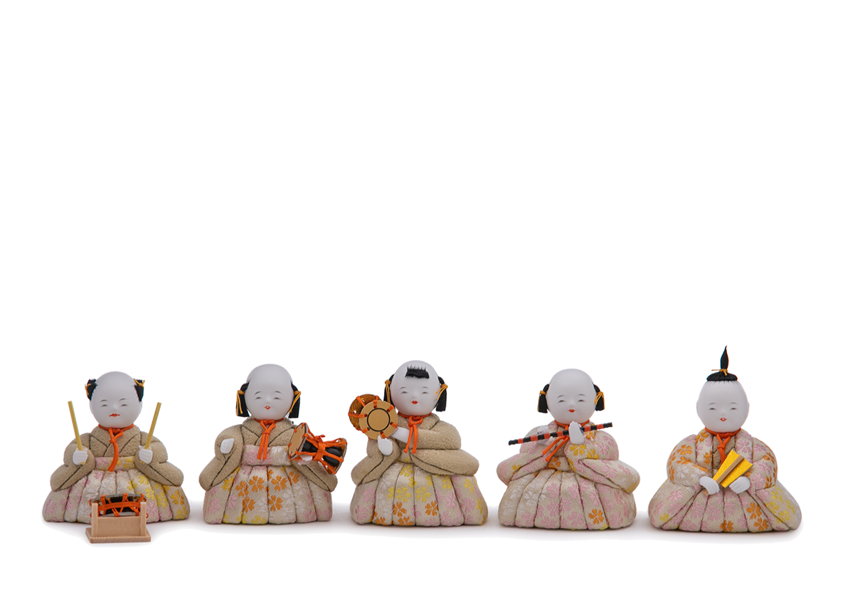 五人囃子 | 五色 雛人形・五月人形の原孝洲