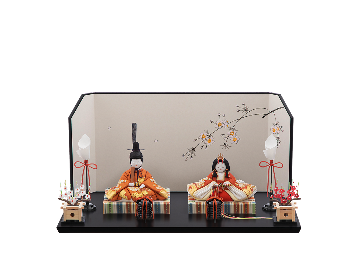 三人官女 | 五色 雛人形・五月人形の原孝洲 三人官女 | 五色 雛人形・五月人形の原孝洲