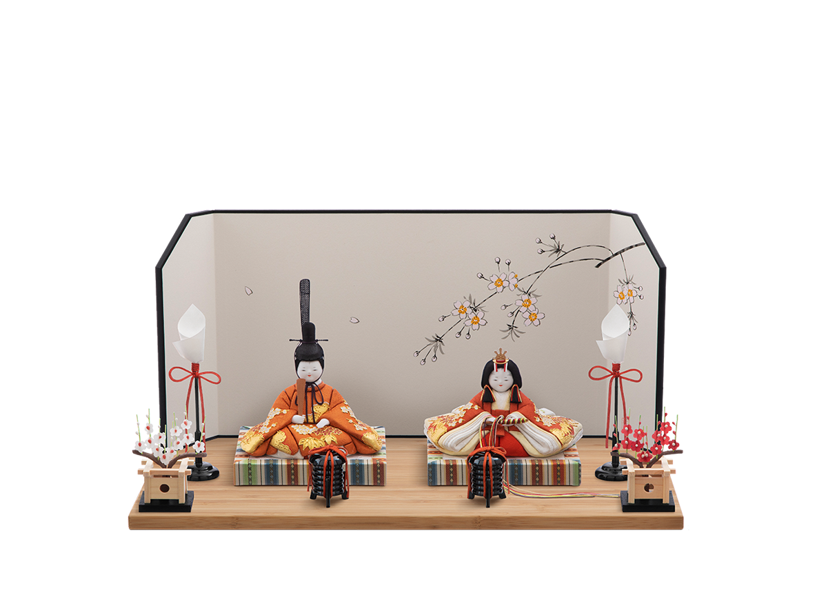 まこちゃん・原考州・お雛様（三人官女） 三人官女 | 五色 雛人形・五月人形の原孝洲