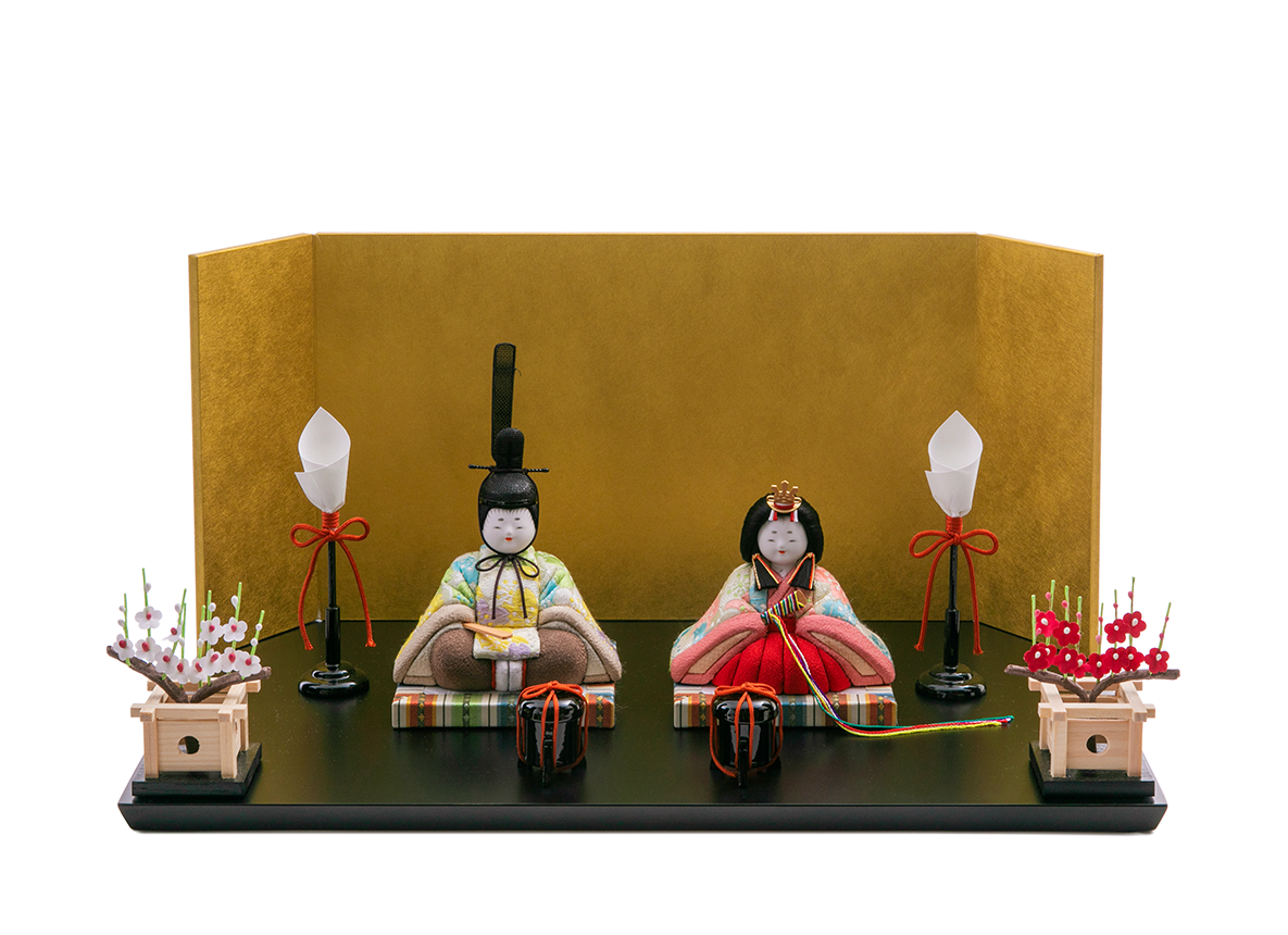 原孝洲 雛人形 お雛様 木目込み 人形 親王飾 菜花雛 コンパクト 雛祭り 子福雛 | 五色 雛人形・五月人形の原孝洲