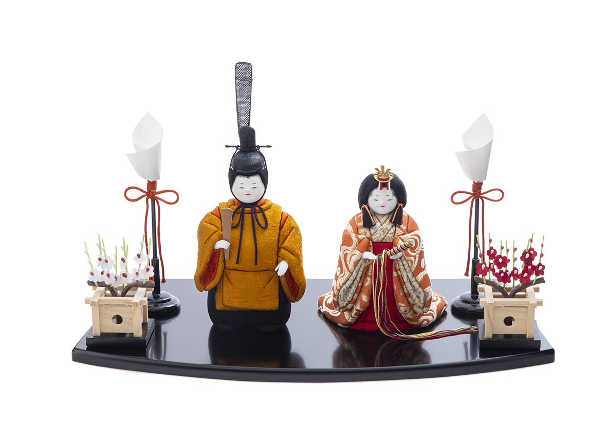 東雛 花・燭台付きセット