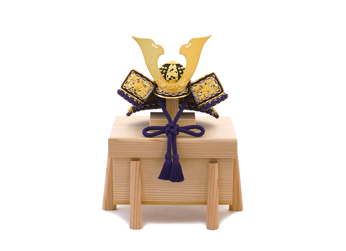 紫裾濃縅8号 杉櫃飾り