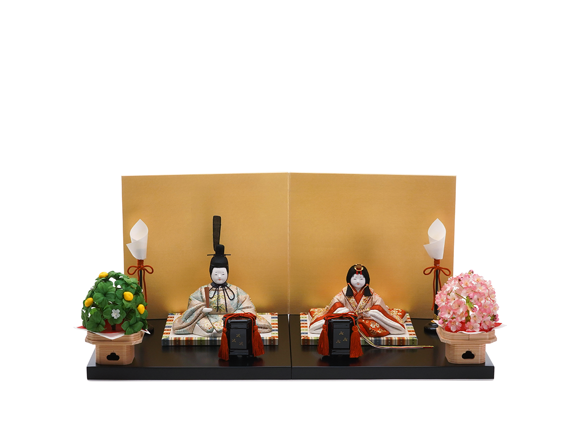 明徳雛 本金箔蒔絵