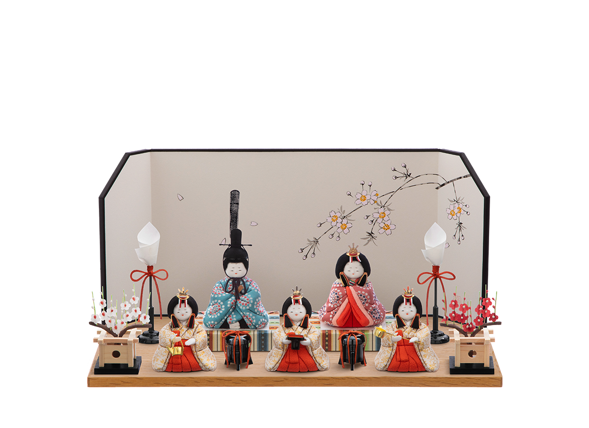 桃山雛   五人飾り