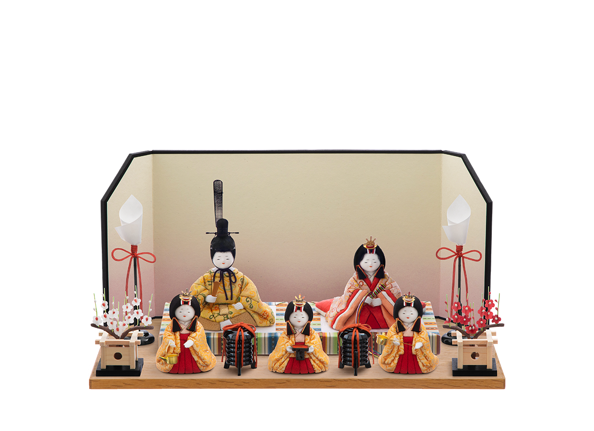 五人囃子 | 五色 雛人形・五月人形の原孝洲