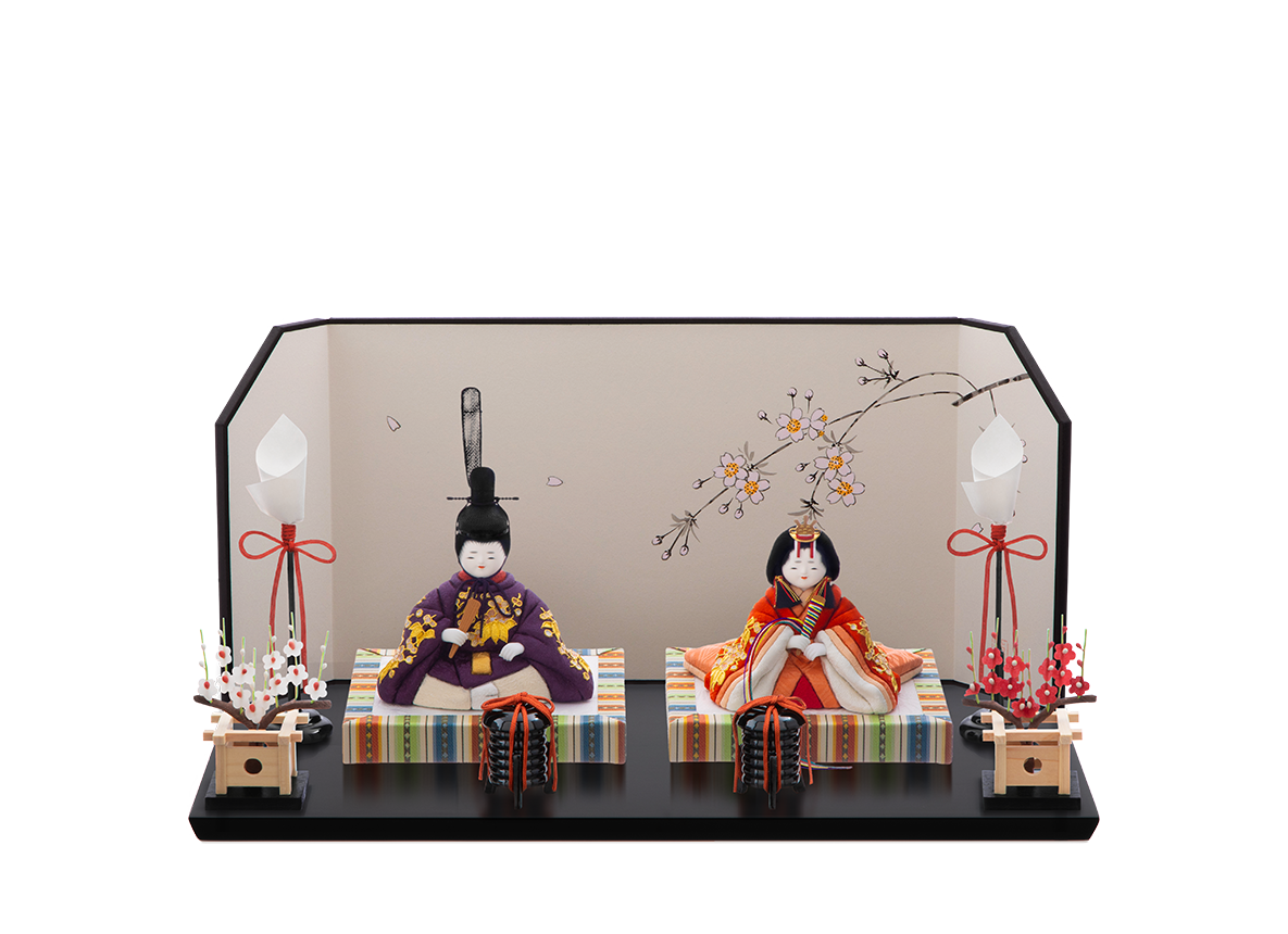 三人官女 本金箔蒔絵 | 五色 雛人形・五月人形の原孝洲 三人官女 本金箔蒔絵 | 五色 雛人形・五月人形の原孝洲