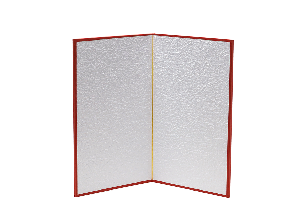 屏風 揉み和紙(白)30cm