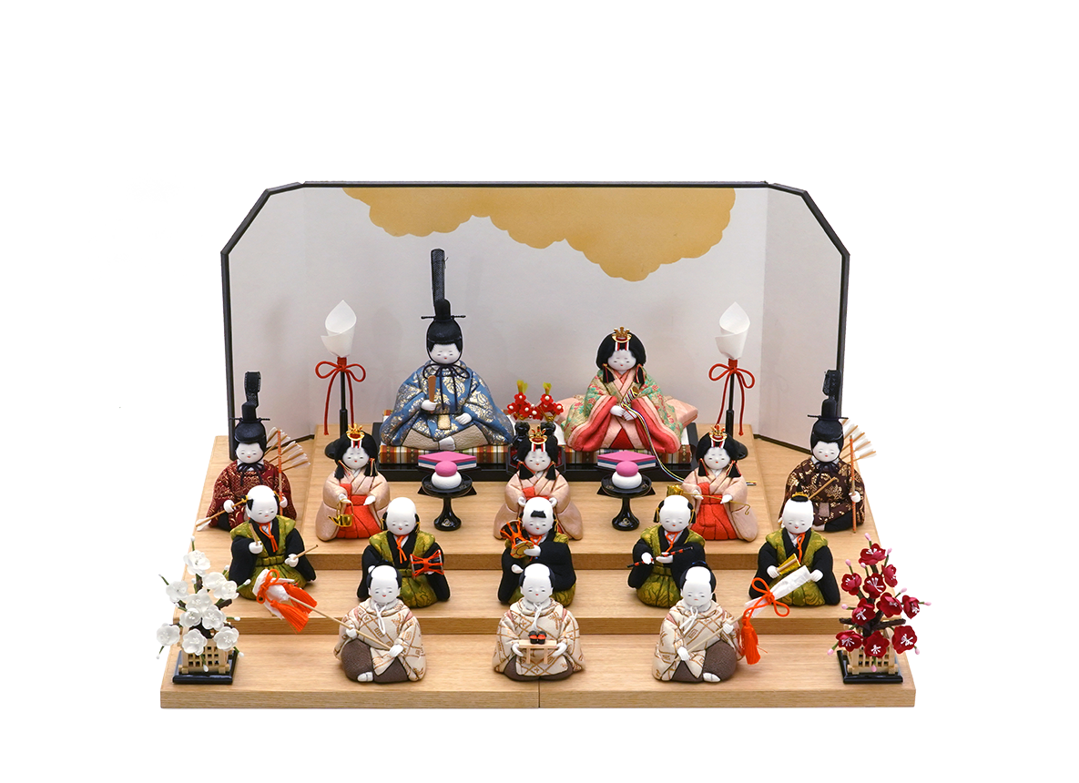 古典雛 龍村裂 三段飾り