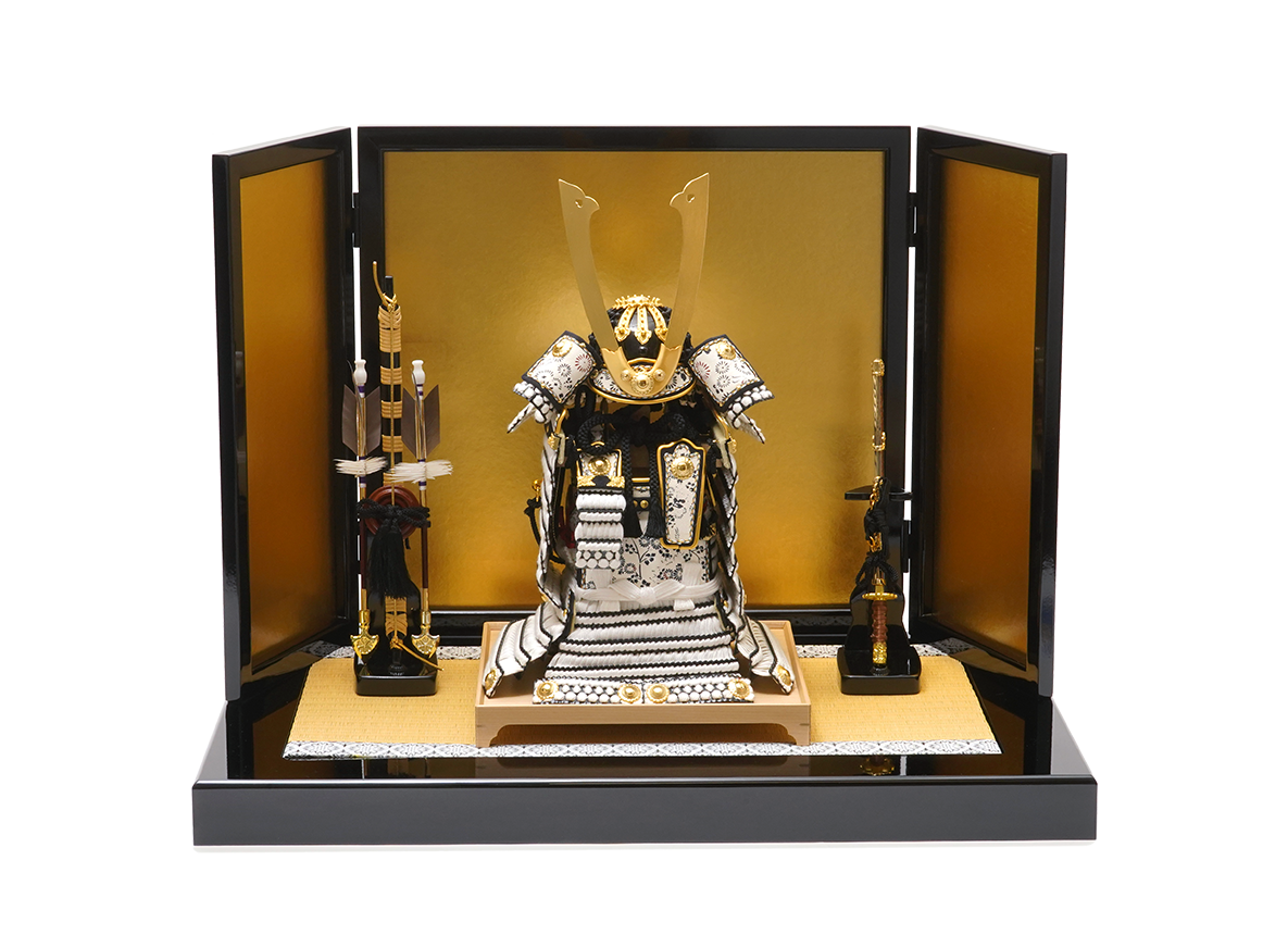 奉納鎧 5分の1 　金屏風セット