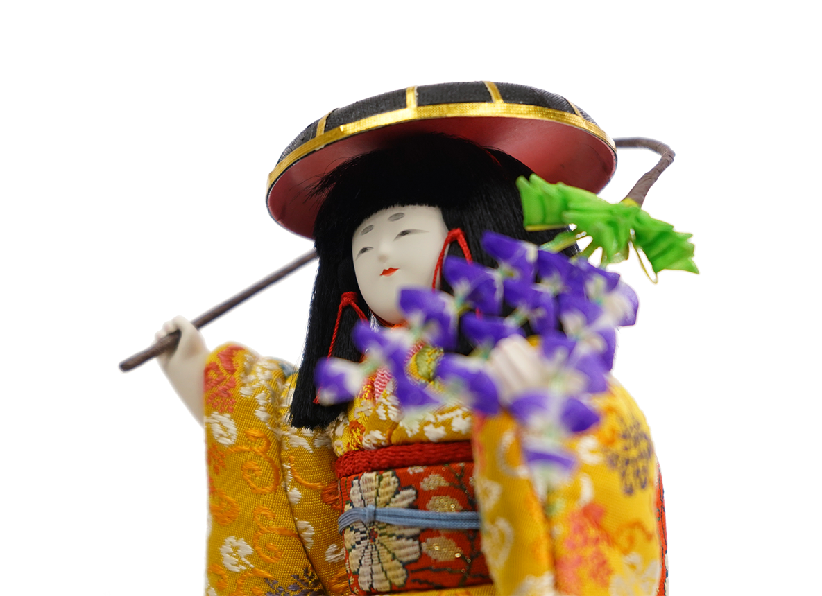 藤娘 | 五色 雛人形・五月人形の原孝洲 藤娘 | 五色 雛人形・五月人形の原孝洲