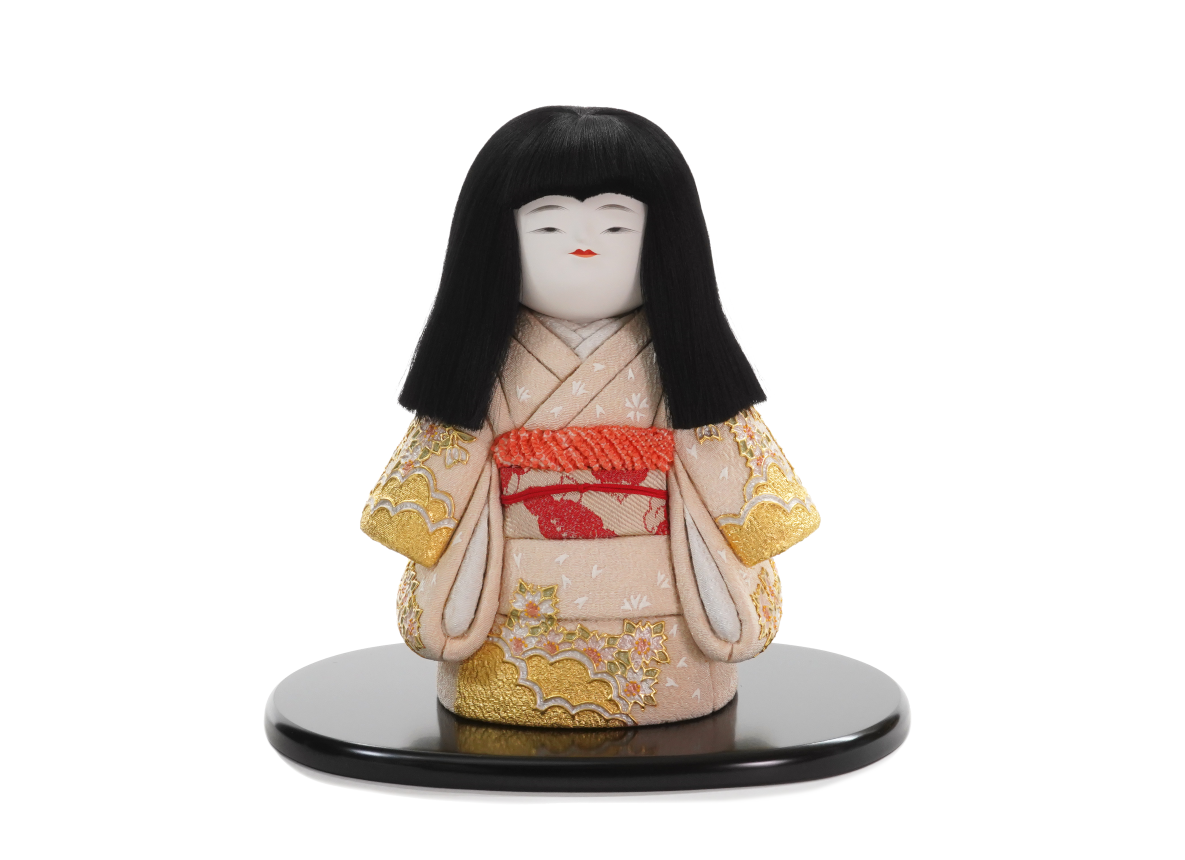 市松人形 本金箔蒔絵 | 五色 雛人形・五月人形の原孝洲 市松人形 本金箔蒔絵 | 五色 雛人形・五月人形の原孝洲