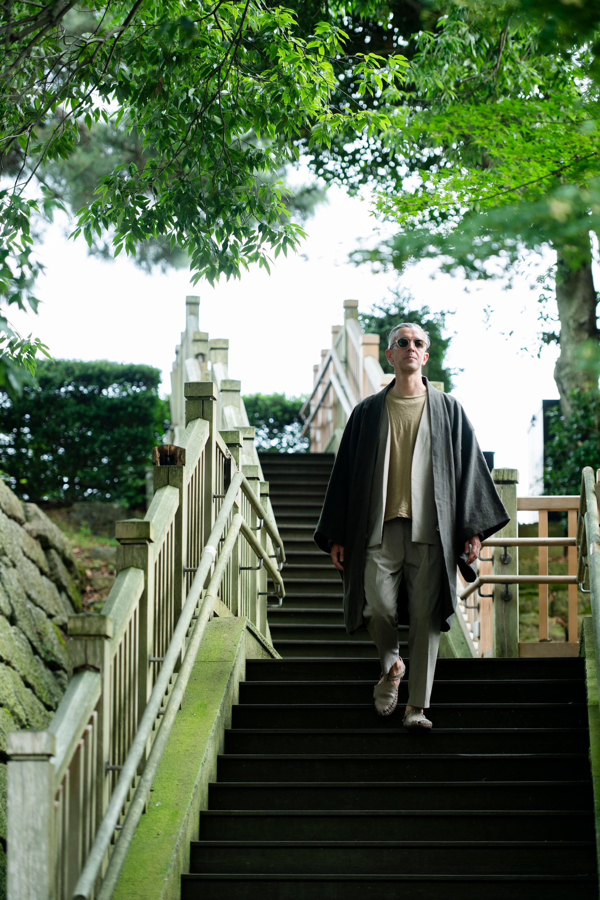 Japanese Linen Haori-Made in Japan