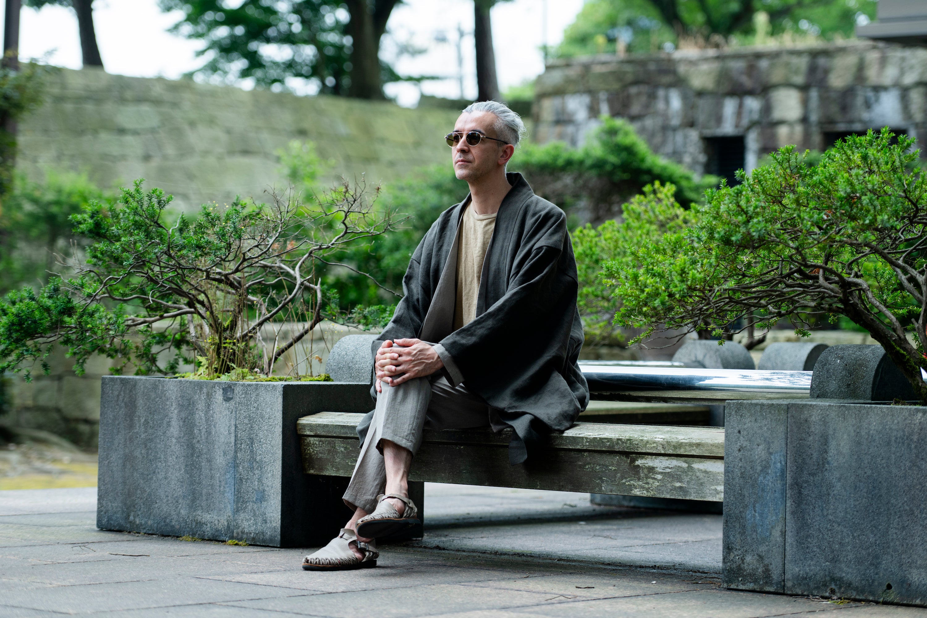 Japanese Linen Haori-Made in Japan