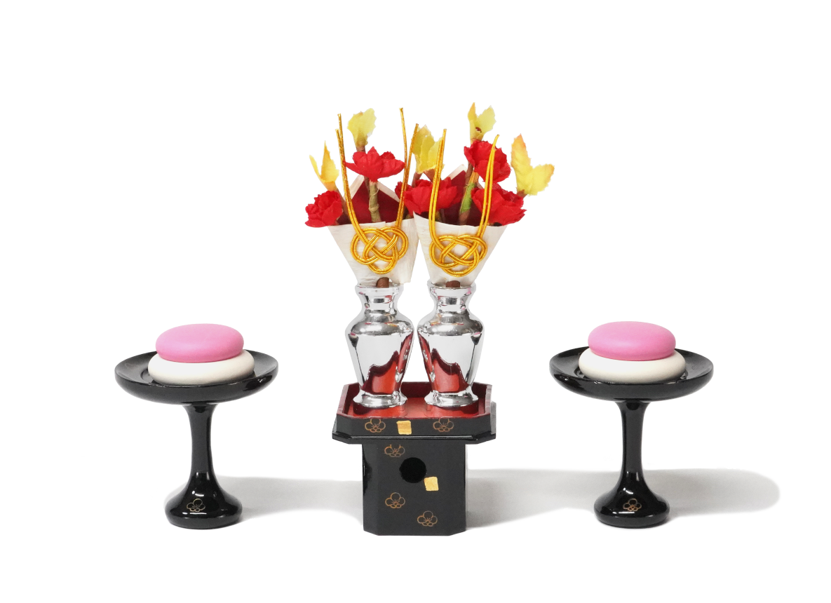 高杯・三宝 梅切箔 20号セット