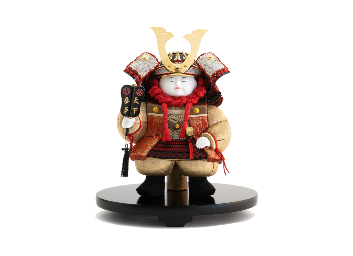 子供大将 龍村裂 足付き小判台